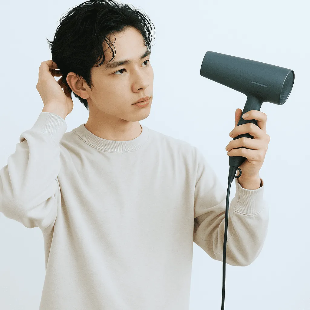 ドライヤーで形を決める！基本の乾かし方