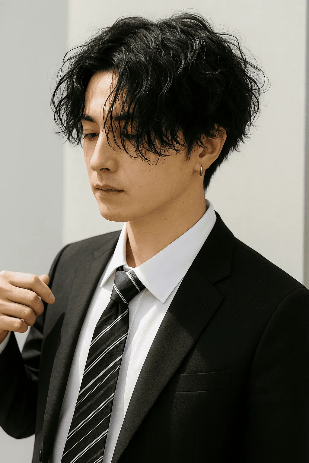 ビジネスでも浮かないツイストアレンジ