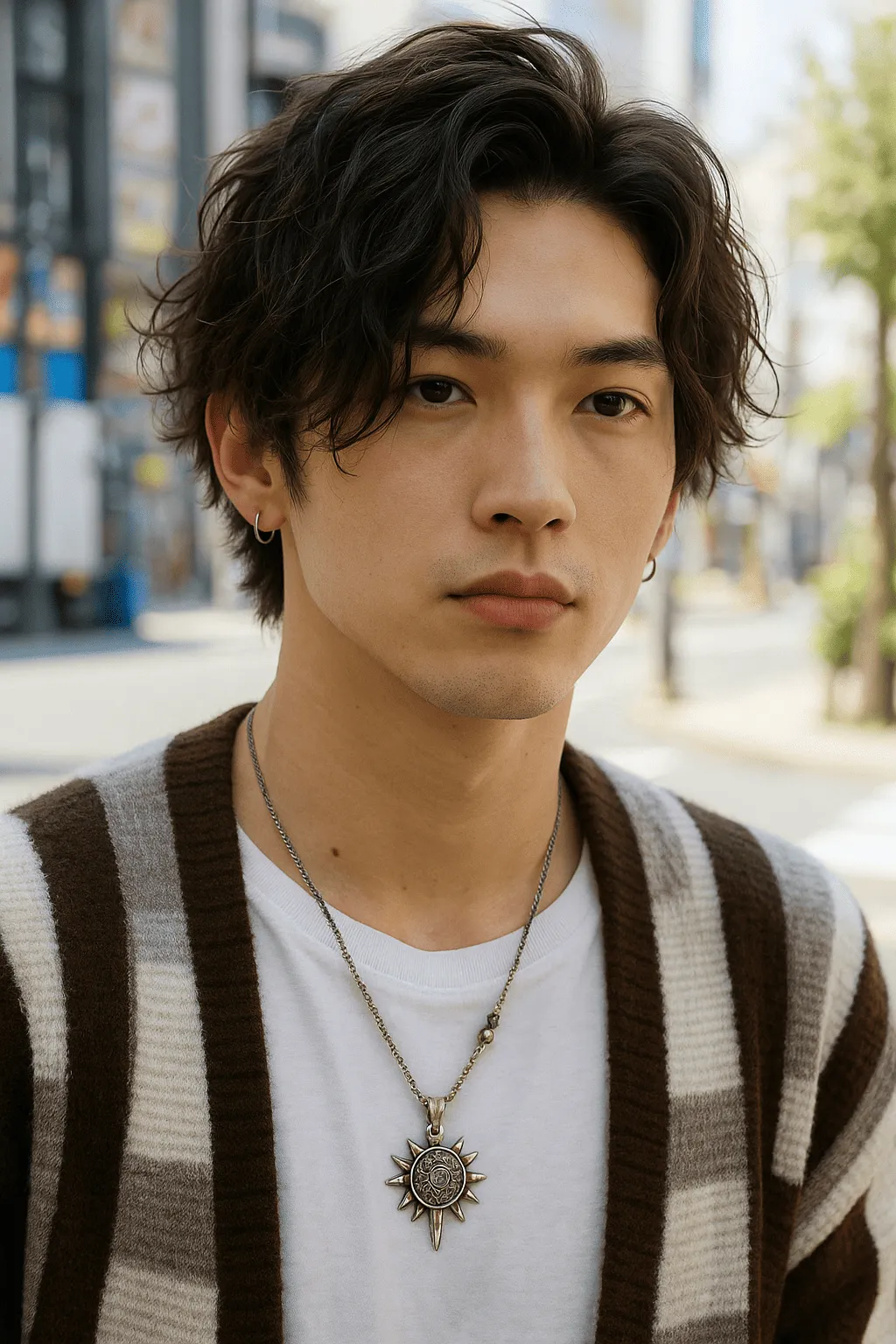 ミディアム×スパイラルパーマ