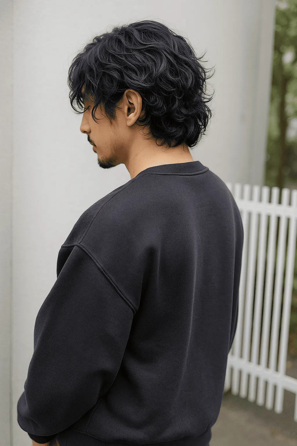 ミディアム×ニュアンスパーマ