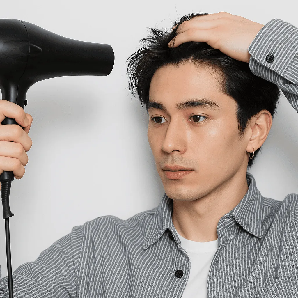 メンズパーマでセットが楽になる