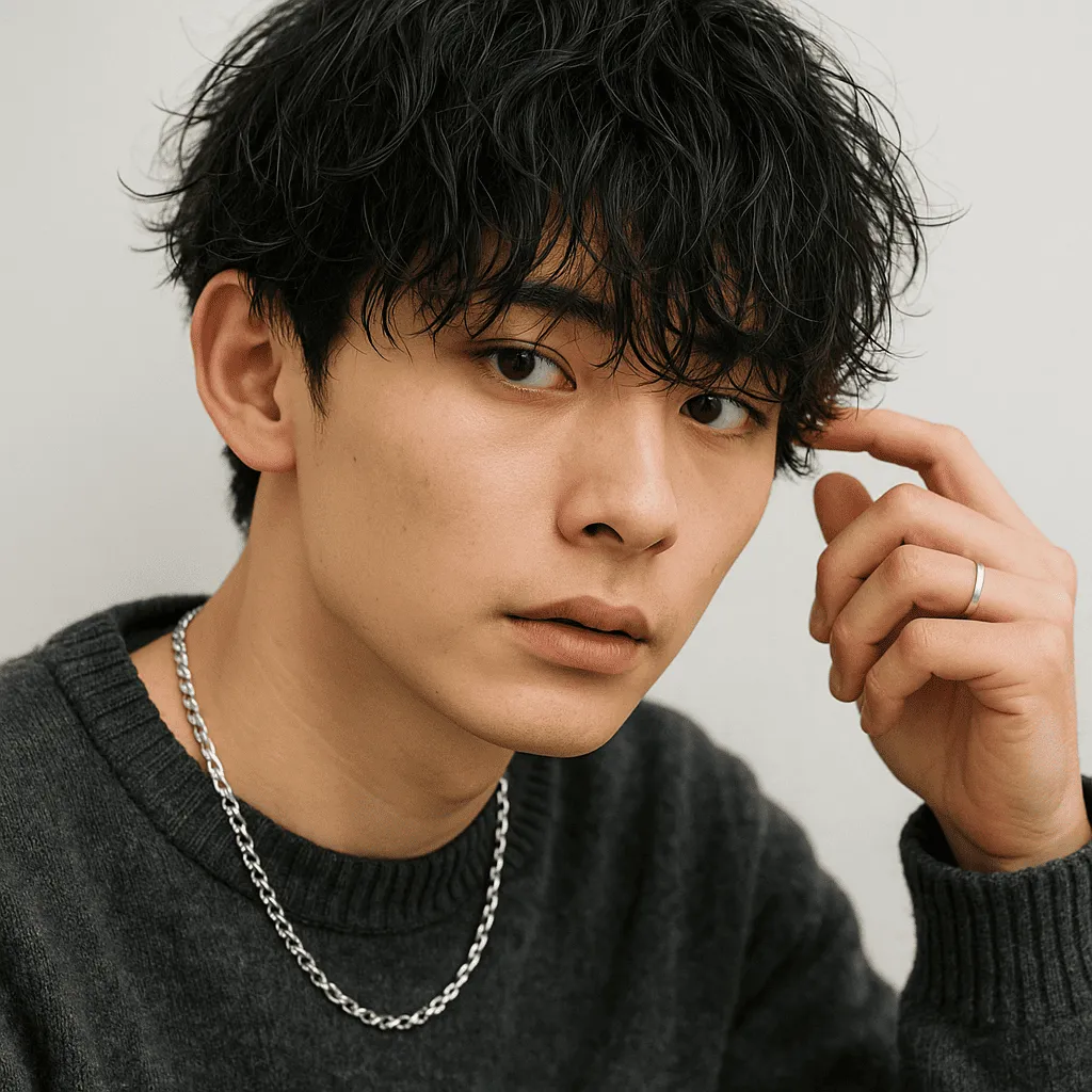 強めのツイストパーマ