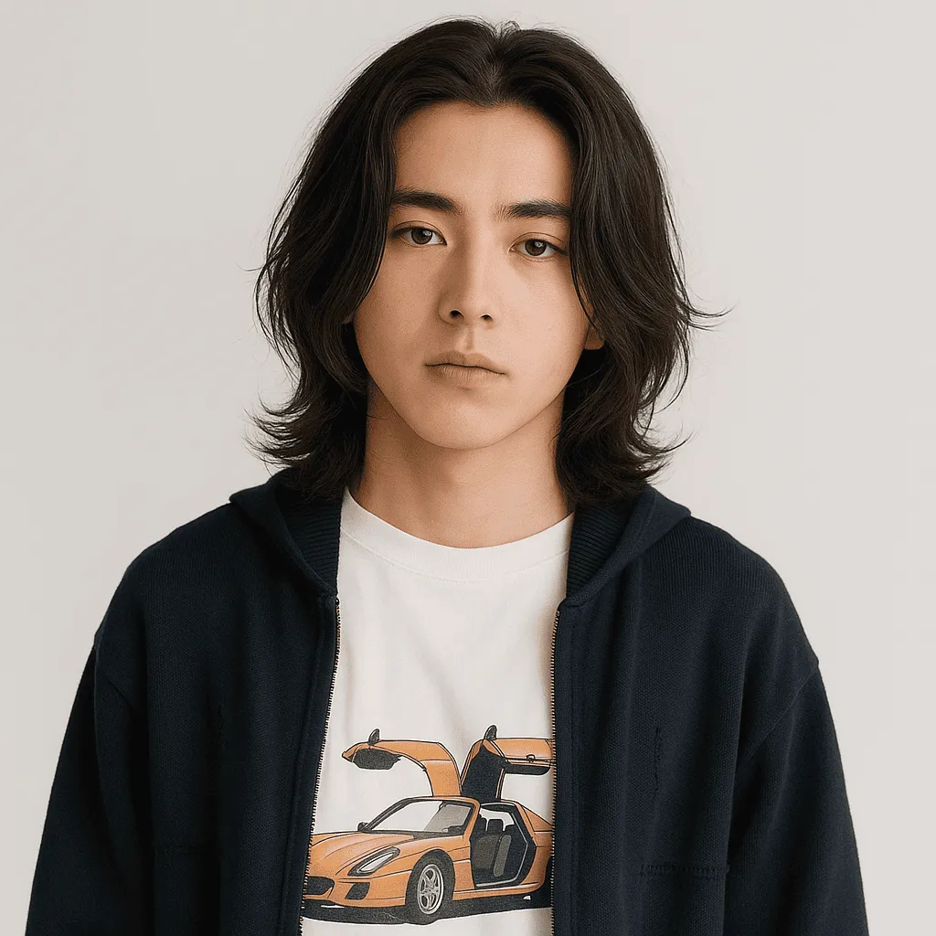 外ハネ×前下がりの個性派ロング