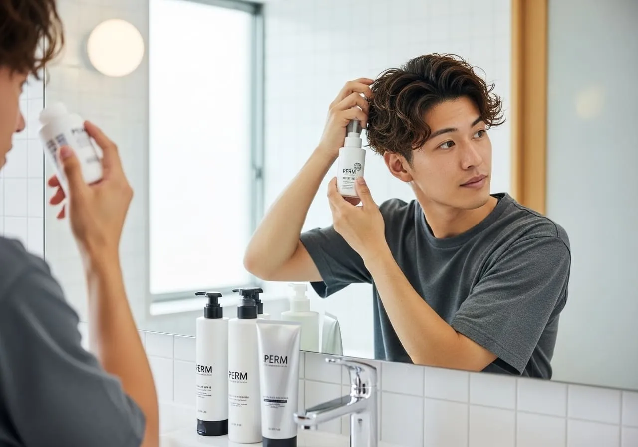 メンズパーマのヘアケアは何をすべき？専門美容師が徹底解説！