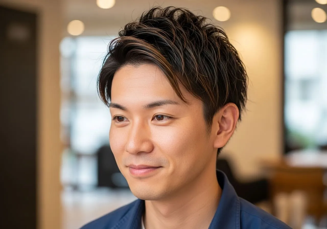 ナチュラルなメンズカラー